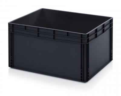 ESD Antistatic Euro Bin Containers - 80 x 60 x 42 cm (L x W x H) - 666 ESD EG 86/42 HG